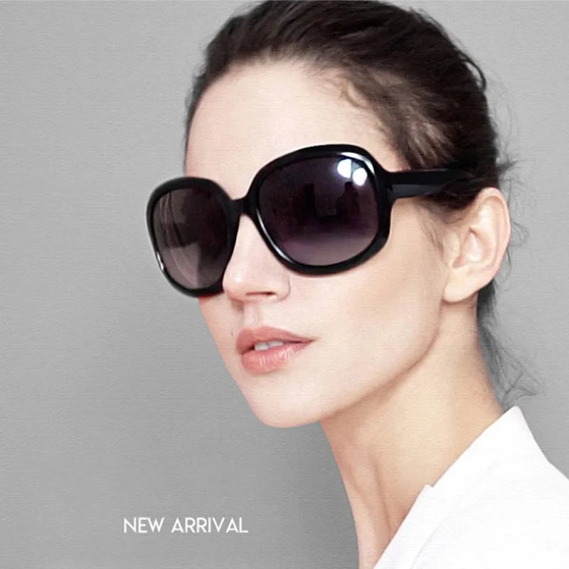 Oversized UV400 Sunglasses – Vintage Oval Shades Women & Men Oversized Sunglasses Vue