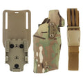 Tactical Holster 6354DO Glock Holster Drop Adapter Quick Release Leg Belt Set Holster Fit 17/19 With X300/x300u Military Caza Vue Multicam