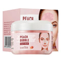 100g Peach Bubble Mask, Extracting Skin-Beneficial Peach Ingredients, with a Delicate Texture, It Cares for Dry Skin, Leaving It Smooth and Delicate, Suitable for All Skin Types Vue Pink