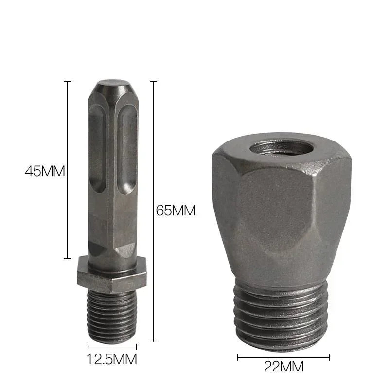 Drill Bit Extension Rod Set – Square, Round & Hex Shank Drill Bit Extension Set Vue