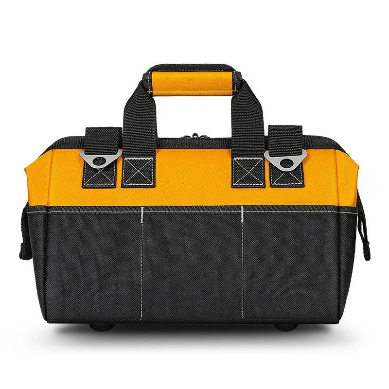 Multi-Pocket Heavy Duty Tool Bag with Reinforced Bottom, Portable Tote for Electricians, DIY, Repair and Installation Vue