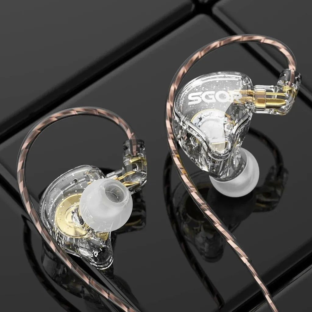 SGOR SG01 HIFI Bass Wired In-Ear Monitor Earphones Wired In-Ear Earphones Vue