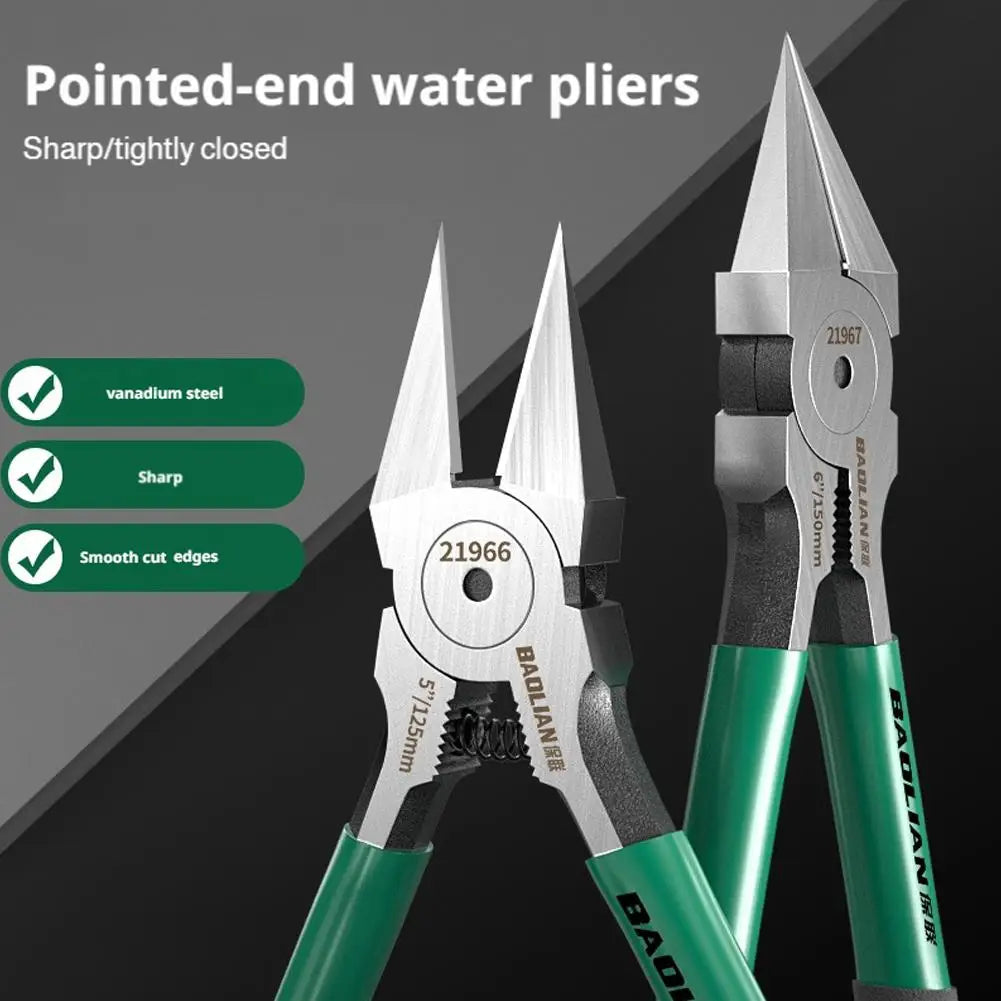 Industrial Diagonal Pliers High Hardness Wire Cutters Special Sharp Side Snips Electrician Manual Tools for Cable Plastic Vue