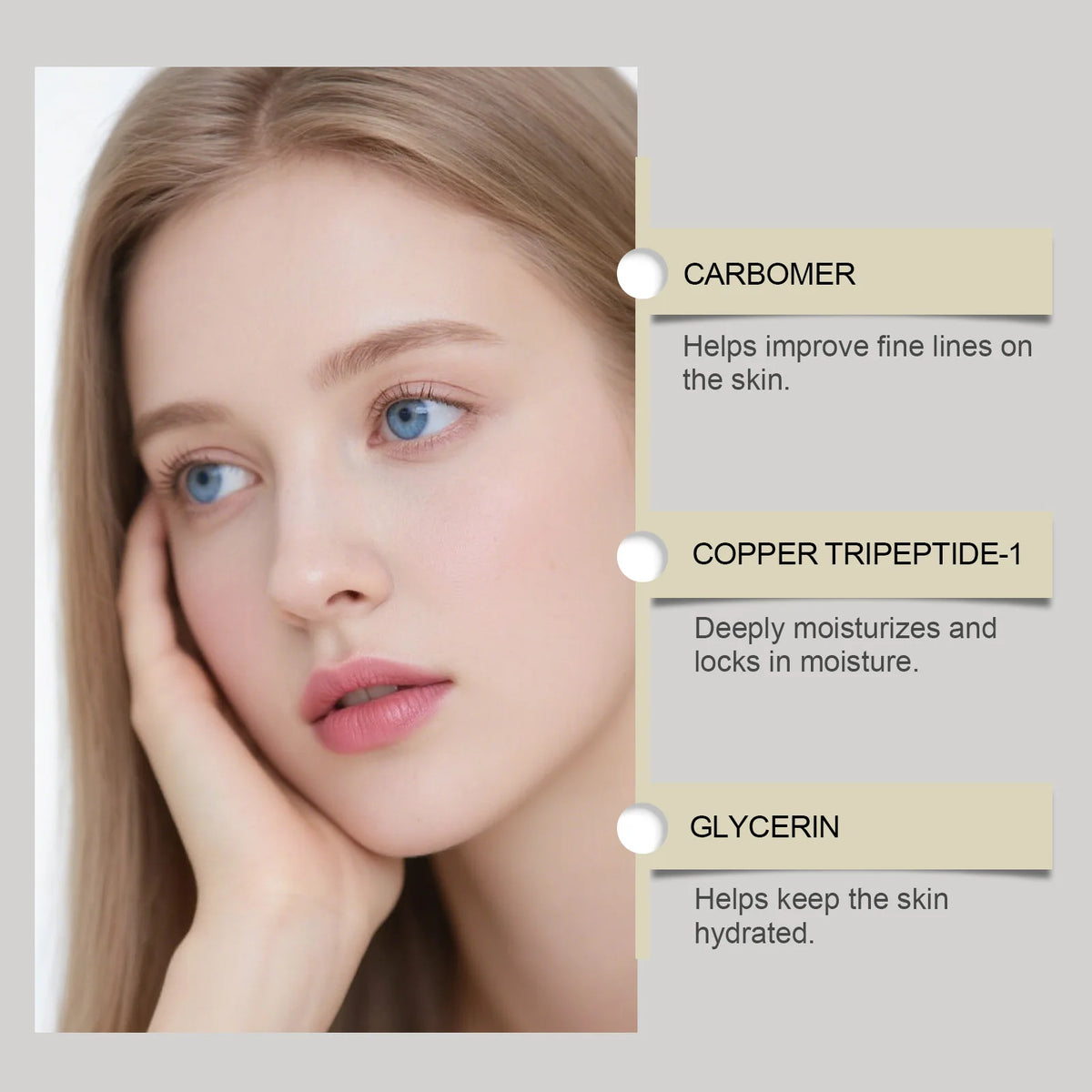 Hyaluronic Acid Moisturizing Essence Nourishes and Hydrates Skin Gently, Boosts Radiance Effectively, for Daily Facial Care Vue