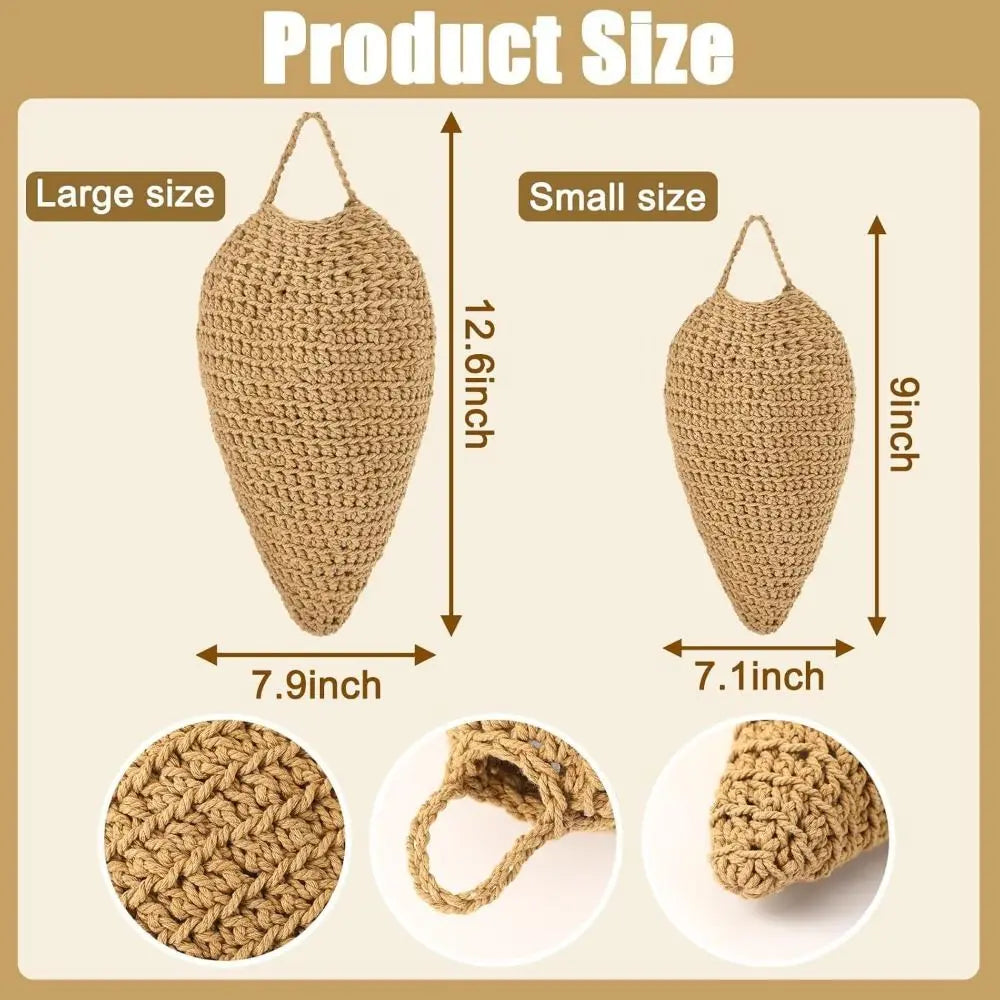 Large Size Crochet Wasp Nest Portable Design Simulation Honeycomb Hanging Wasp Traps Effectively Repelling Wasps Vue