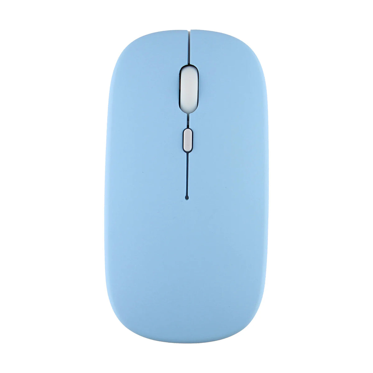 Lenovo Wireless Mouse For Tablet Laptop Computer Mini Ultra Thin Wireless Mice Bluetooth 5.0 Battery version Mute Button Mouse Vue Sky blue