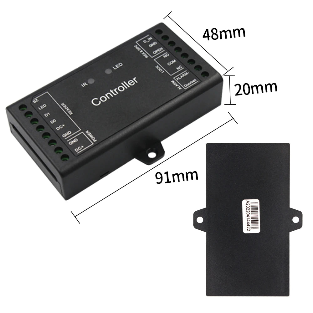 Sboard-Mini Single Wifi Door Access Controller RFID Reader Wiegand 26~37 Bits Output Access Control System with Remote Vue
