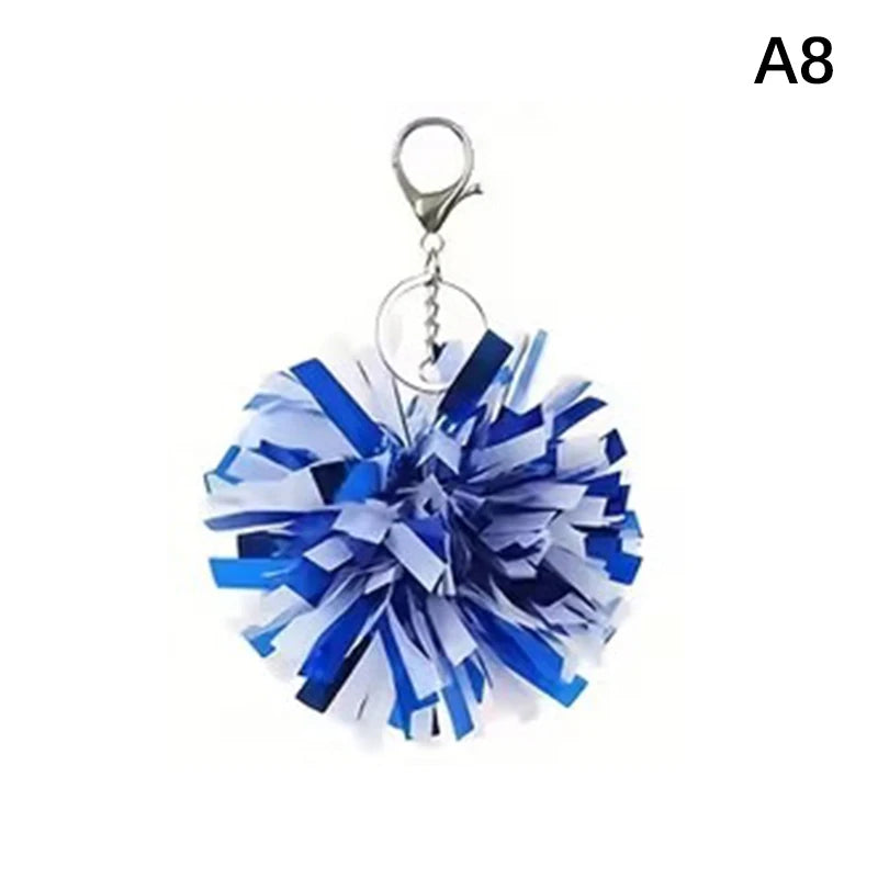 Colorful Cheer Pom Keychains Cheerleader Cheerleading Keyring Charm Vue Other A8