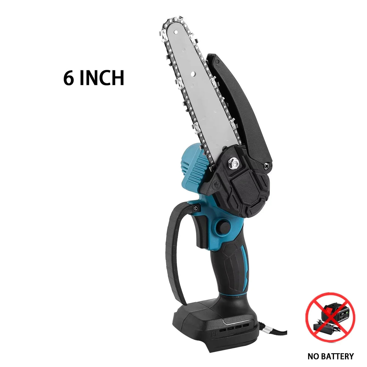 6-Inch Mini Cordless Chainsaw 1700RPM One-Hand Pruning Saw Mini Cordless Chainsaw Vue 6 inch bare machine