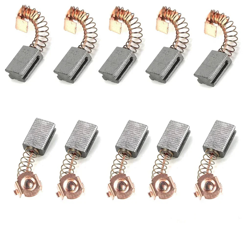 10pc Carbon Brushes 5x8x12mm for Angle Grinder G720 | 10-Pack Carbon Brush Set Vue