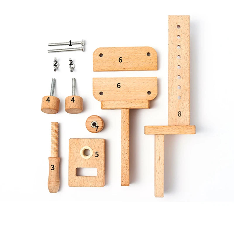 360 Degree Rotation Adjustable Wooden Embroidery Frame Desktop Stand Cross Stitch Rack Frames Adults Mother Gifts Sewing Vue