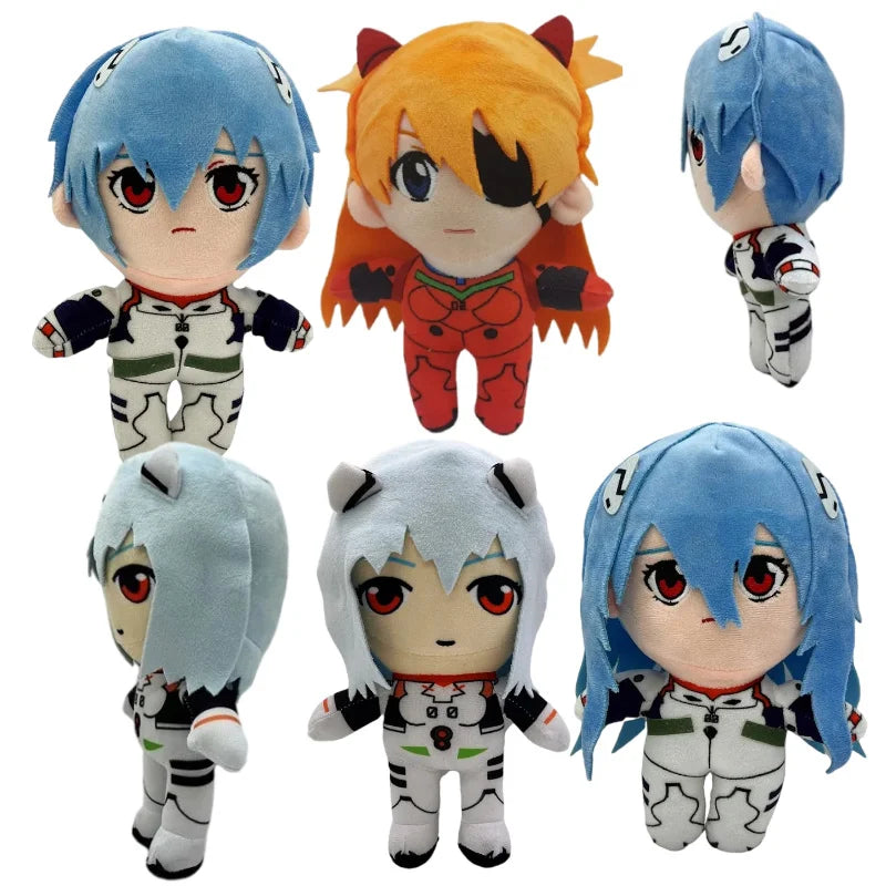 Classic Ayanami Rei Plush Toy Doll Cartoon Anime Plush Toy Kawaii Evangelion Plush Doll EVA Soft Stuffed Room Decor Xmas Gifts Vue