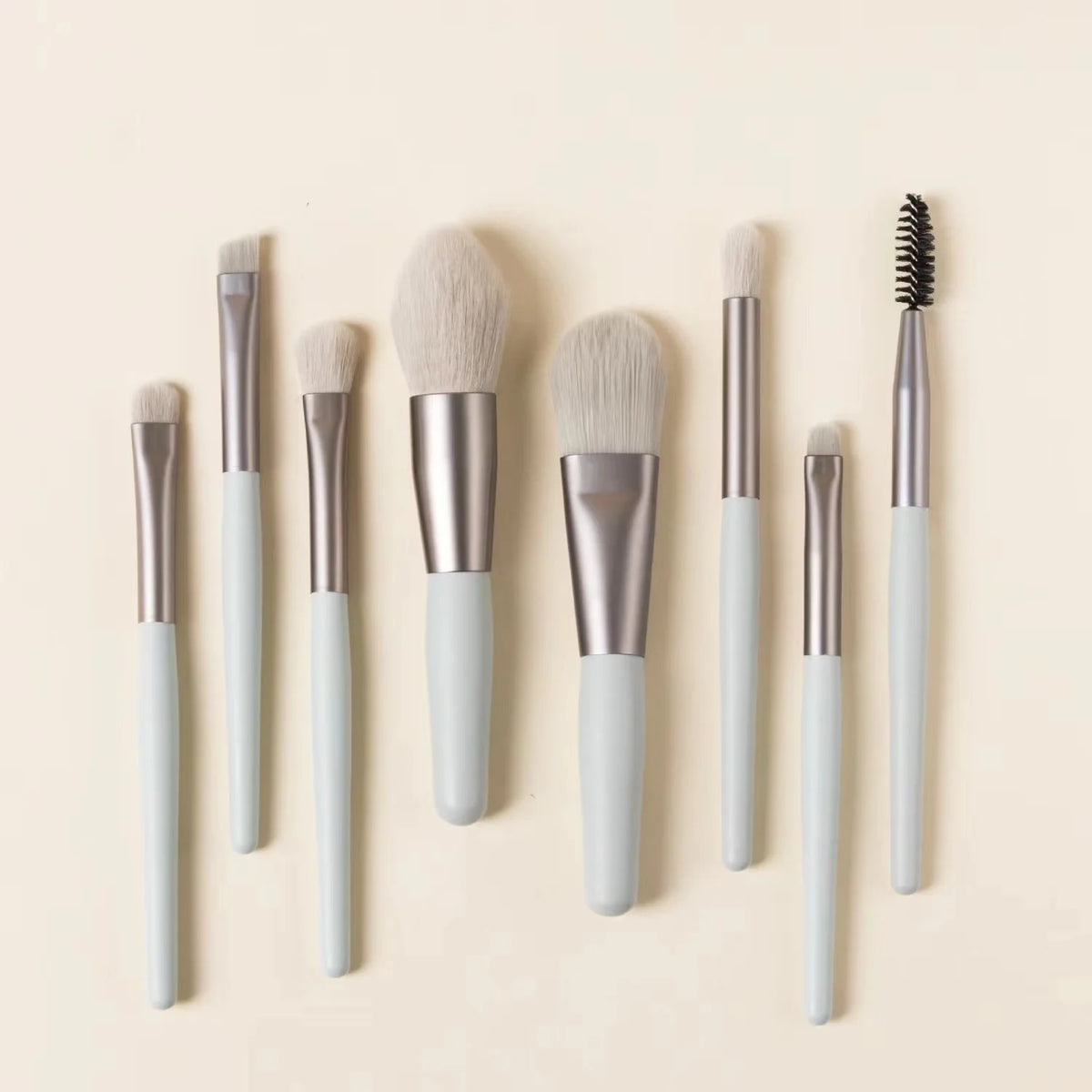 Soft Fluffy Makeup Brushes Set for Cosmetics Foundation Blush Powder Eyeshadow Kabuki Blending Makeup Brush Beauty Tool 8Pcs/Lot Vue