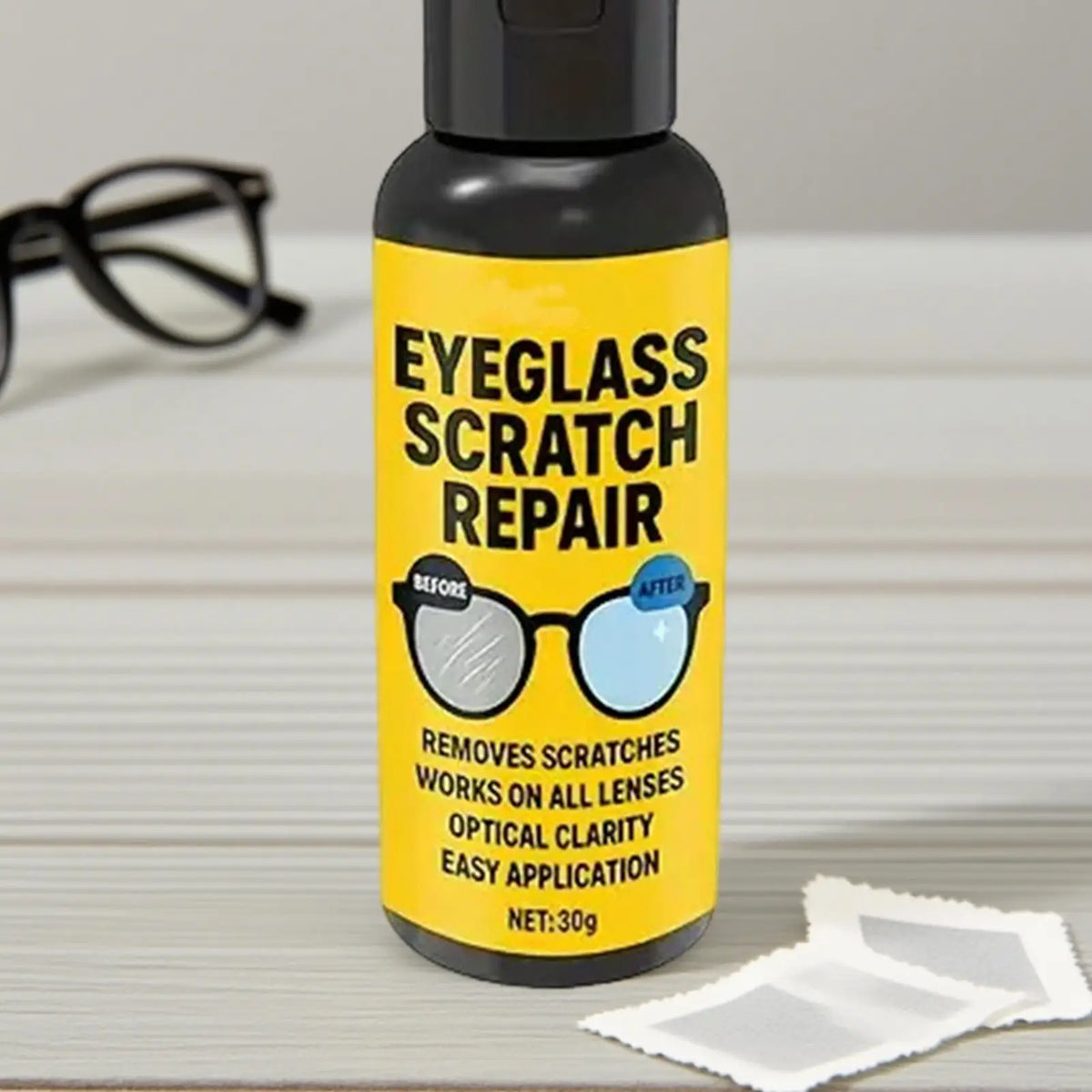30g Car rearview mirror Scratch Remover Lens Glass Screen Cleaning Paste Screen Scratch Remover for Men Adults Youth Students Vue