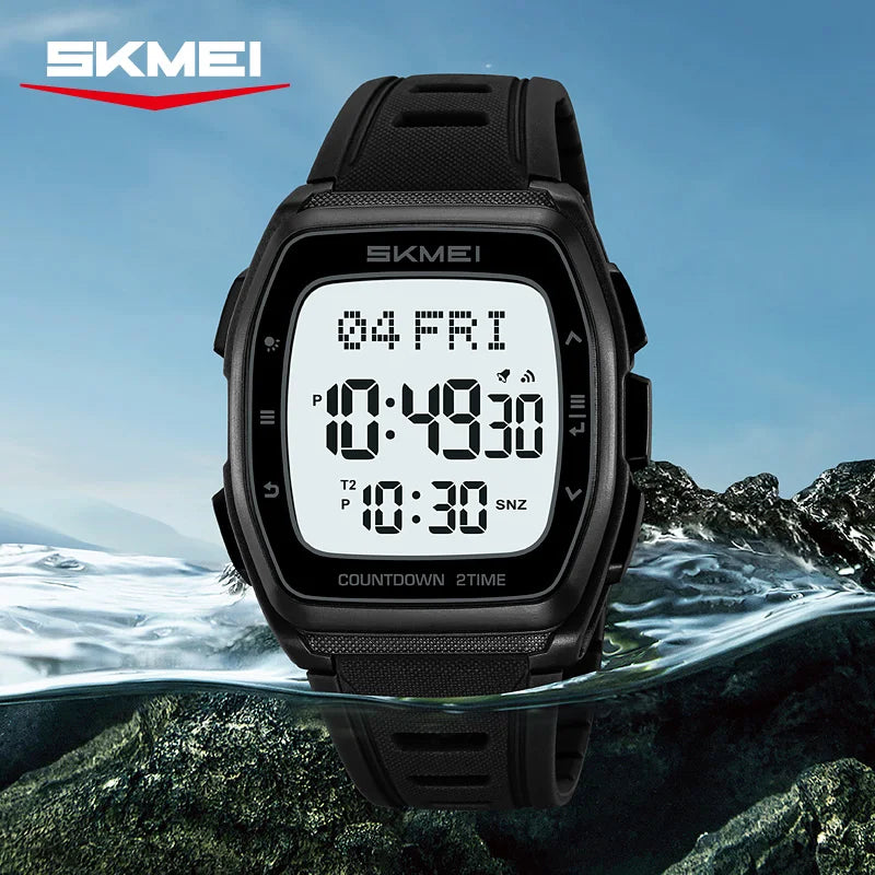 SKMEI 2441 LED Dual Display Men's Sports Digital Watch Sports Digital Watch Vue