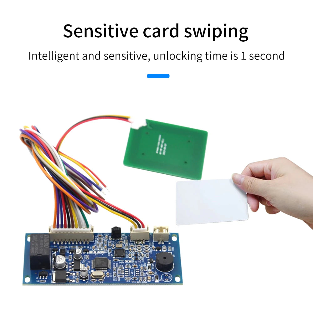 Embedded Access Controller Intercom Building Module DC 10-24V 13.56Mhz 125Khz RFID IC ID With Wg26 In out NO/NC/ COM interfaces Vue