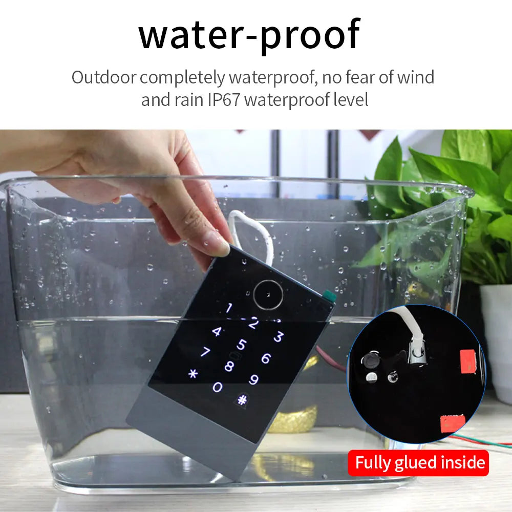 Waterproof RFID IC Bluetooth TTLOCK Keypad App Unlock Door Opener TT Lock Devices for Access Control K2/K2F/K3/K3F/K3Q/H3/HF3/G2 Vue