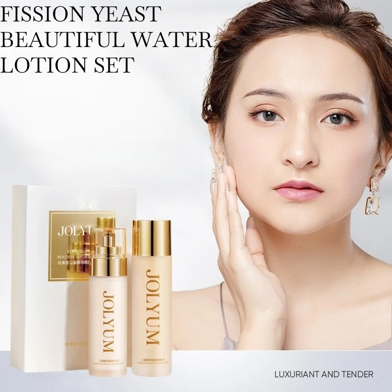 Camel Milk Moisturizing & Rejuvenating Set, Includes Moisturizing Essence Water 120ml and Rejuvenating Moisturizing Essence Lotion 80ml, Which Replenishes Skin with Moisture and Gives It a Hydrated and Supple Appearance. Easy Vue