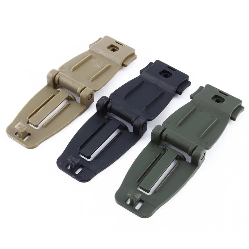 Strap Link Carabiner Clasp Molle Strap 30mm Backpack Bag Connect Backpack Webbing Clip Camping Bag Buckle Molle Webbing Strap Vue Green