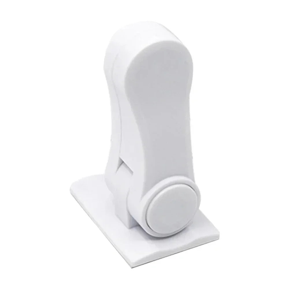 vvocci Door Locks Safety Latches Lock Adjustable Security Anti-theft Aluminum Alloy Sliding Door And Window Protection Lock Home Vue B188 White-1pcs