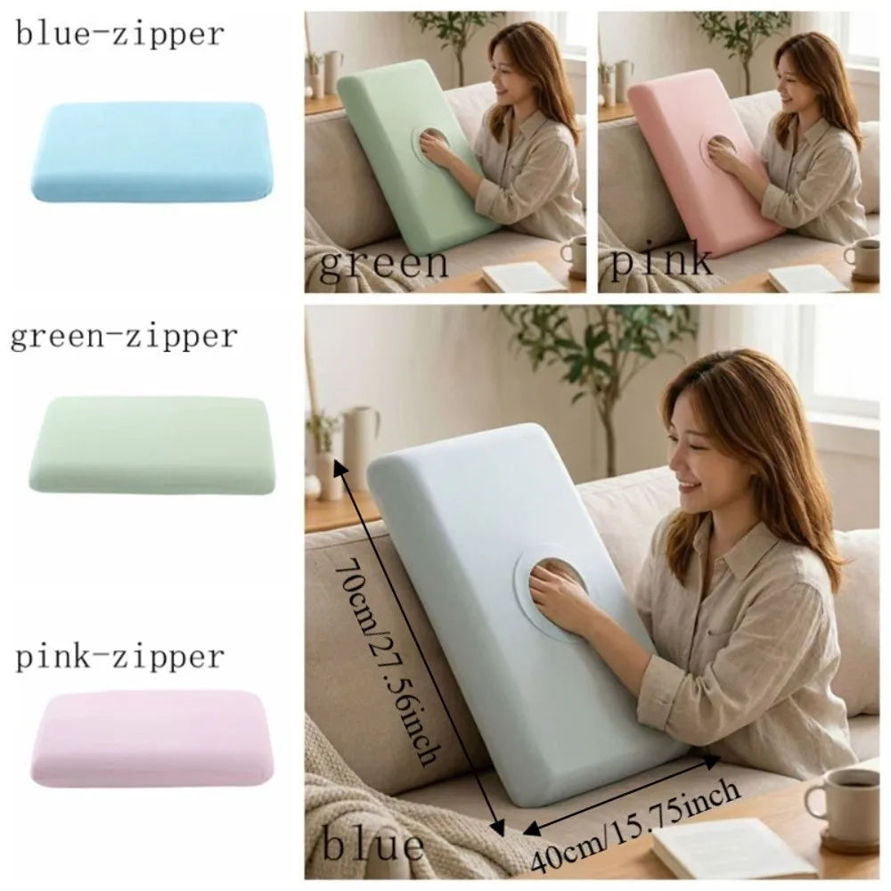 Solid Color Cooling Pillowcase High Elasticity Breathable Ice Silk Pillowcase Skin Friendly Stain-resistant Pillowslip Summer Vue