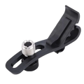 Black Microphone Holder with Drum Clamp Adjustable Anti-Vibration Drum Instrument Holder Metal Plastic Copper Material Vue Black
