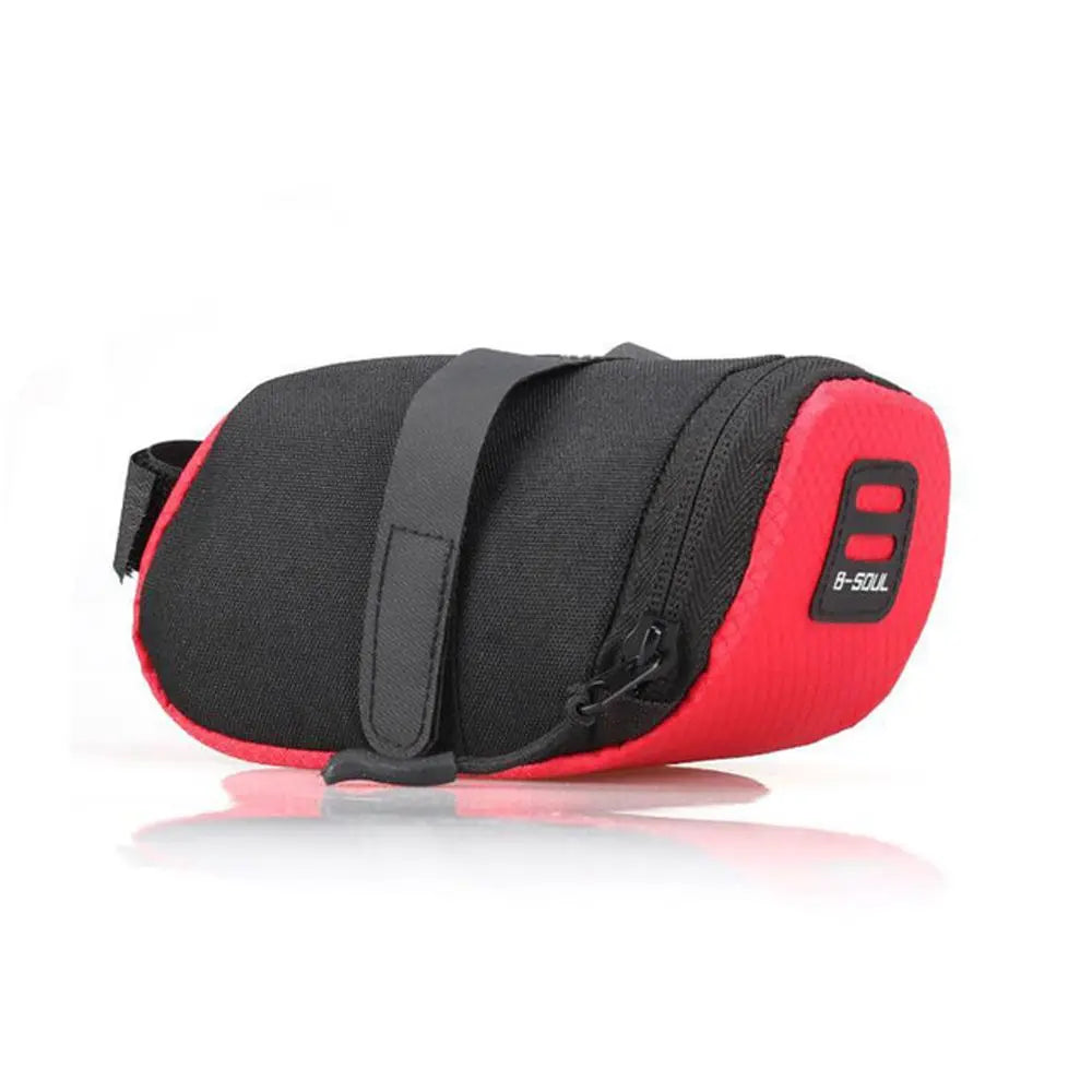 Accessories Bike Storage Bag Bicycle Panniers Bicycle Saddle Bag Bike Saddle Storage Bag Bicycle Bag Seat Rear Tool Pouch Vue red