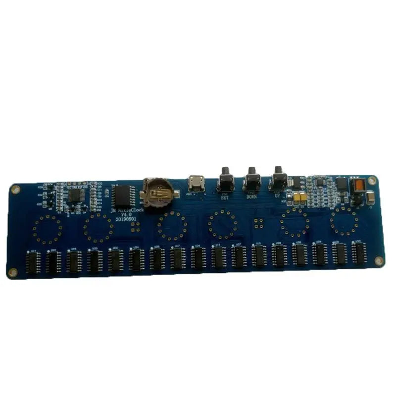 ABKW-3X DIY In14 In4 Nixie Tube Clock Digital LED Clock Gift Circuit Board Kit , PCBA No Tubes Vue