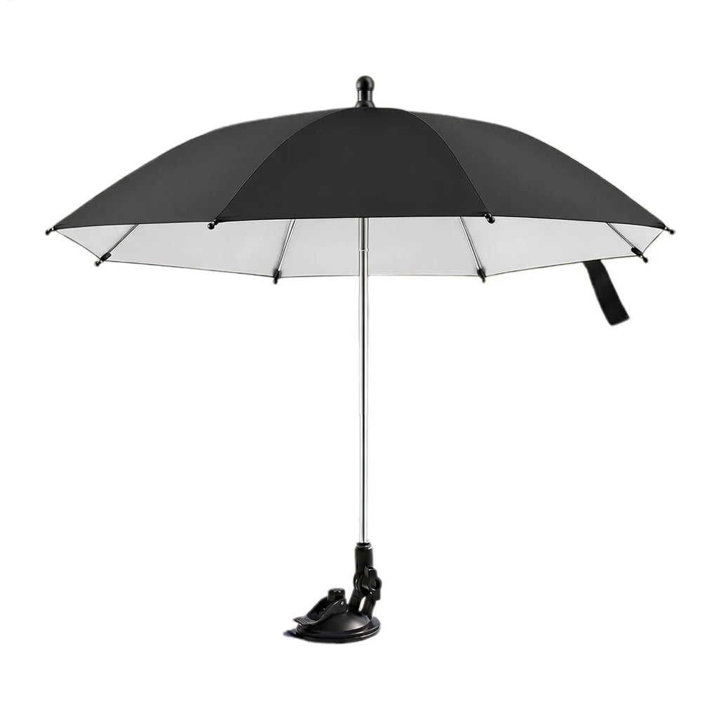 Table Top Umbrella w/Suction Cup Base, Portable Adjustable Sun Shade for Drinks, UV Protection Mini Parasol for Beach Patio Trip Vue