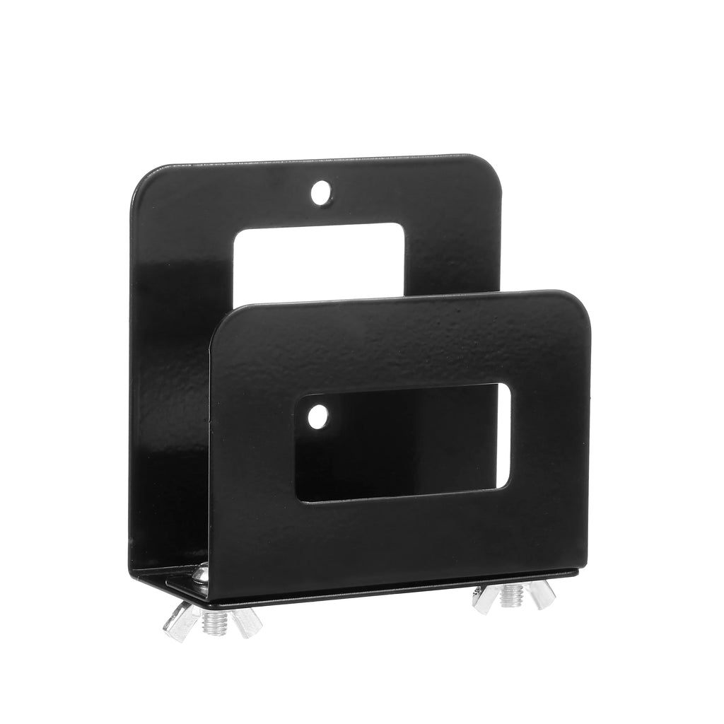 Adjustable Wall Mount Bracket – Fits Apple TV 3/4/4K, Router, Modem, TV Box – Space-Saving Sturdy, 1 Pack Vue Black-Holder