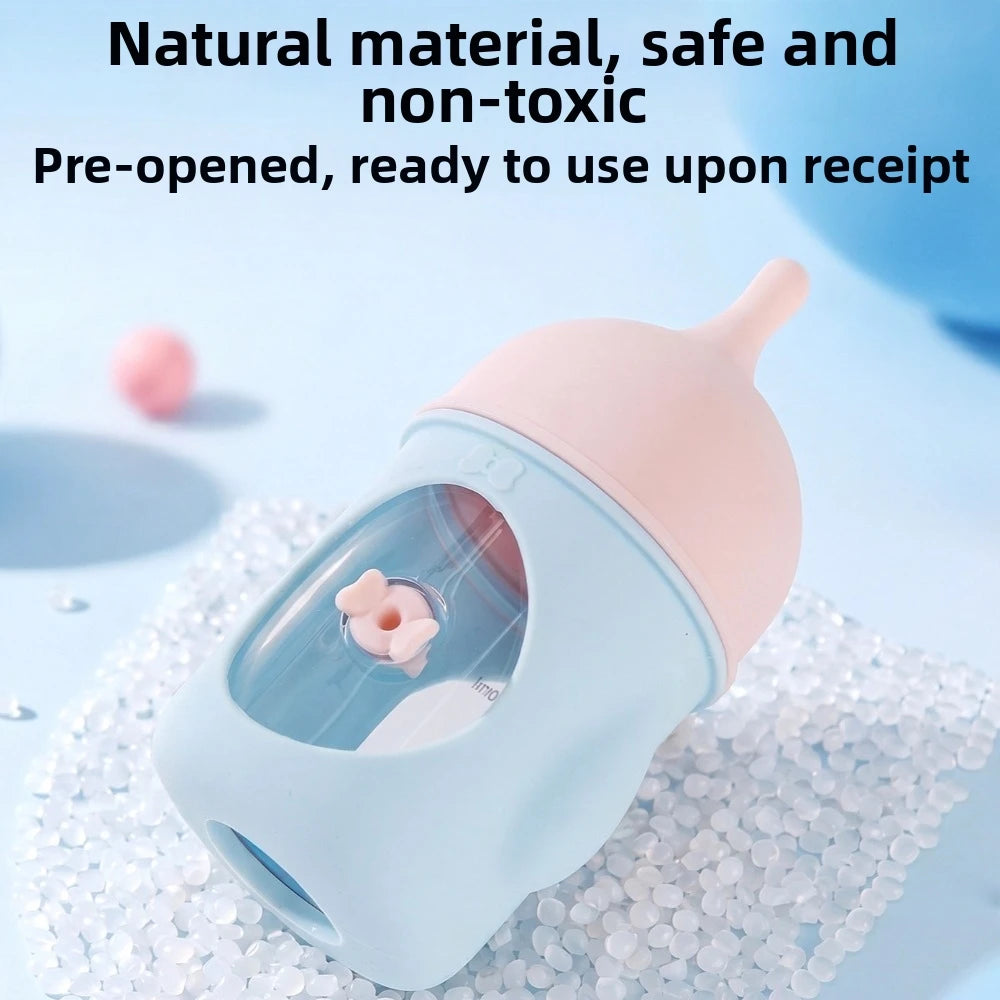 Anti-Choking Pet Milk Bottle Visible Scale Bite Resistant Cat Feeding Bottle Soft Silicone Silicone Nipple Dog Drinking Bottle Vue
