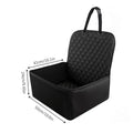 Pet safety car seat cushion, large size, waterproof and stain-resistant, suitable for cats and dogs, suitable for all seasons Vue Black