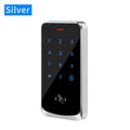 Access Control Digicode Keypad RFID 125KHz Keyboard Backlight Touch Door Opener Access Control System Wiegand Reader 2000 Users Vue T9-EM Silver