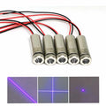 5pcs Focusable 405nm 10mw 20mw 50mw Violet Blue Laser Diode Module 12*35mm 3-5V Vue 20mw cross None
