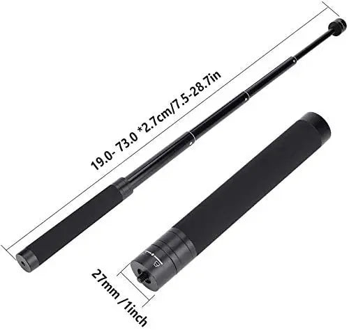 Extension Monopod Rod Pole Selfie Stick Tripod For Dji Om 5 Osmo Mobile 5 4 Gimbal Camera FeiYu Zhiyun Smooth Moza Accessories Vue Only Rod Pole