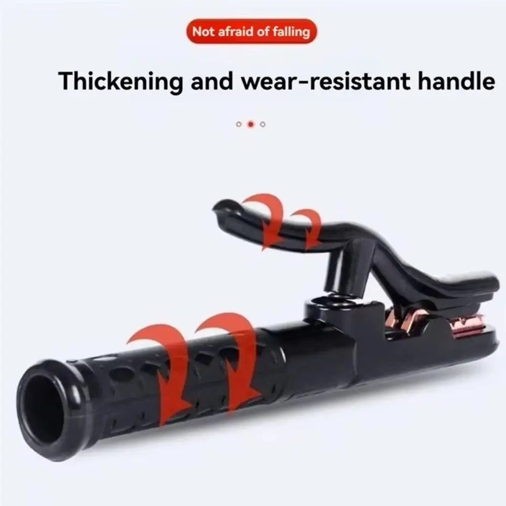 Copper Cable Welding Electrode Holder Heat Resistant High Temperature Welding Clamp Anti-Scalding Stable Electrode Holder Vue