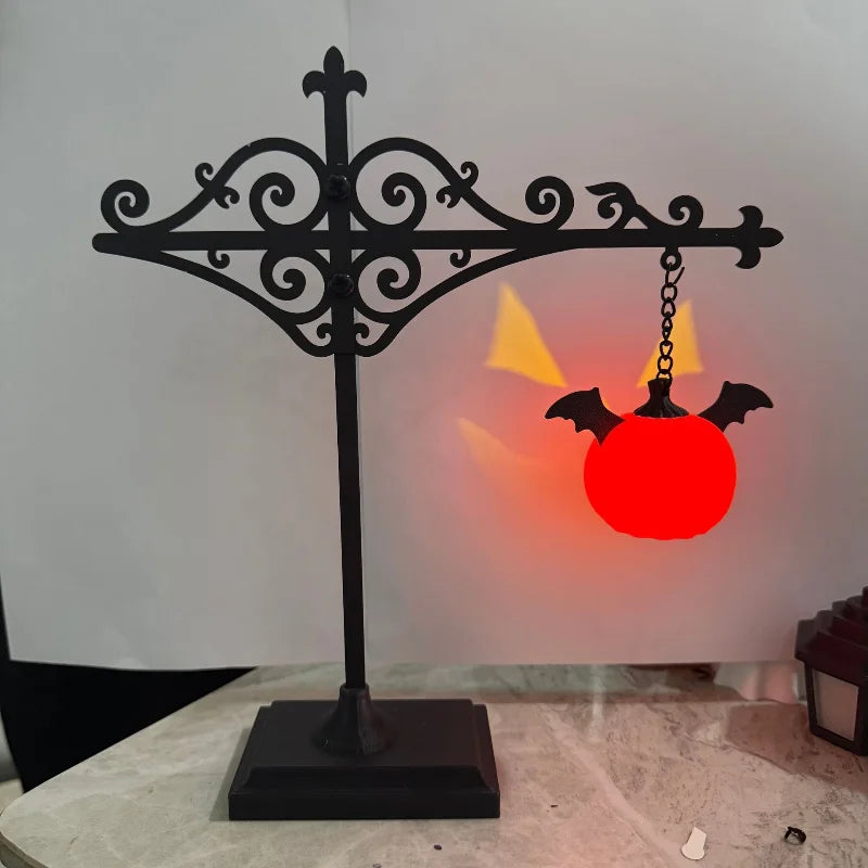 Library Lantern-Decorative Bookshelf Lighting Retro Library Lantern Bookshelf Lamp Multifunctional Warm LED Nightlight Ornament Vue