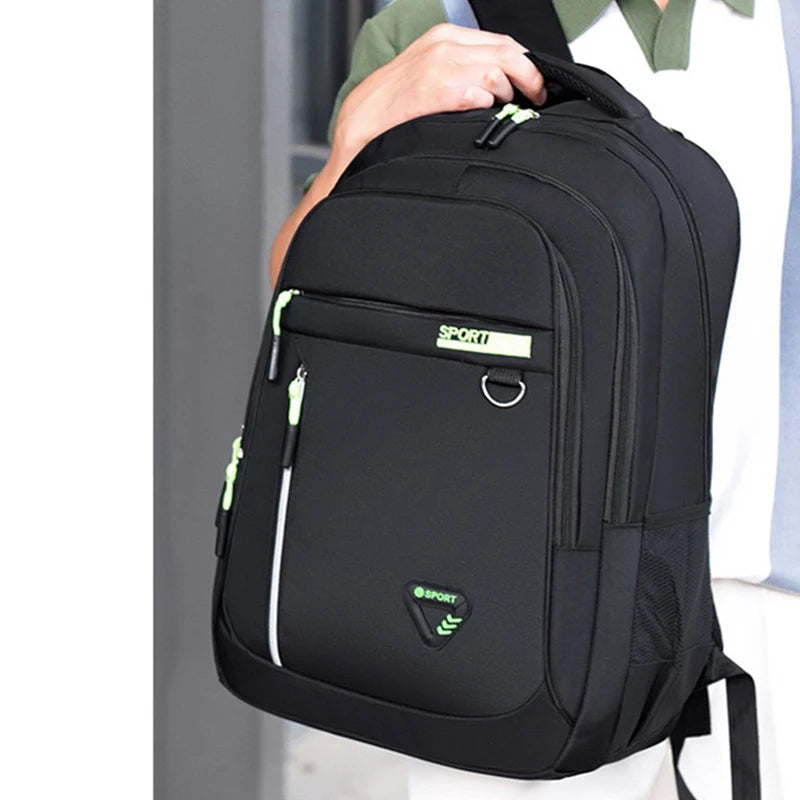Neutral Multi-layered Backpack Men Women Various Pockets Suitable
