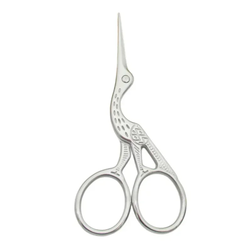 For Hair Scissors Round Head Type BeautyScissors Eyebrows Stainless Steel Nose Stork Nose Hair Beard Ear Hair Eyebrow Scissors Vue