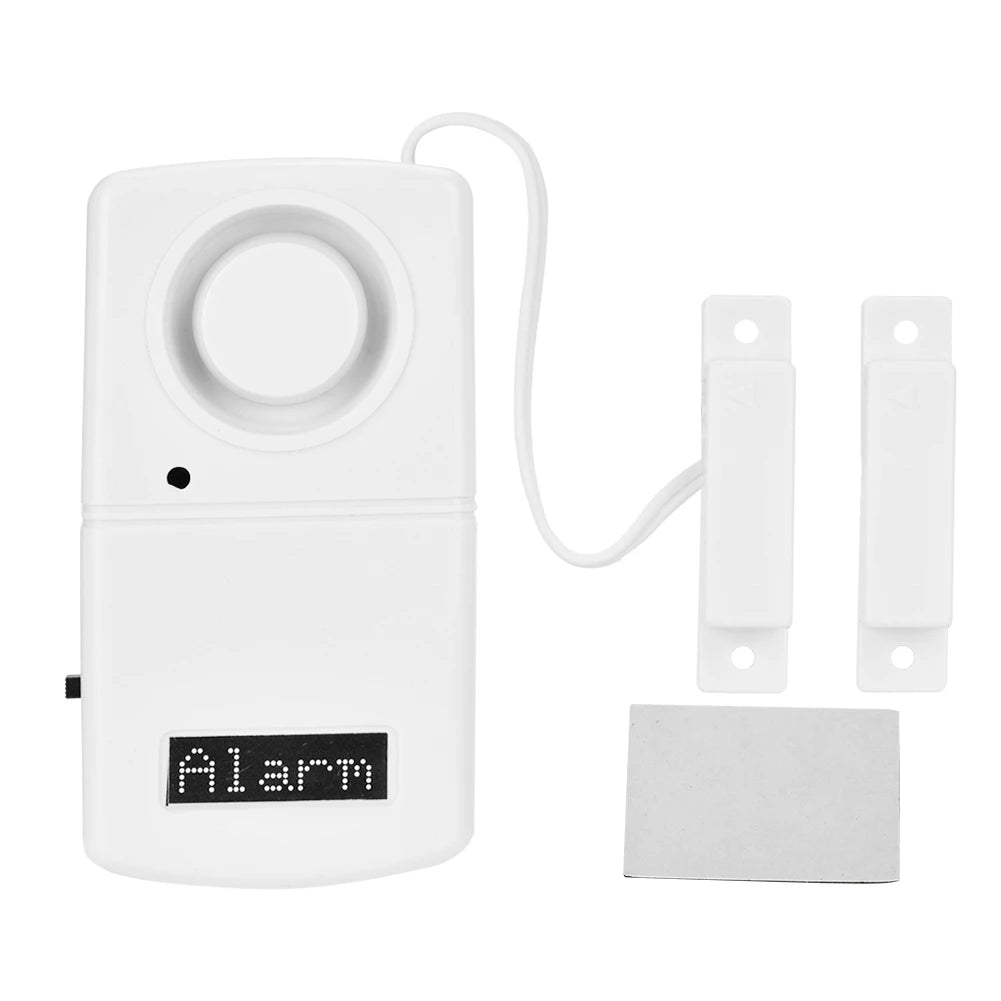 120dB Wireless Home Window Door Magnetic Sensor Burglar Security Alarm System Battery Excluded Window Door Alarm System Vue Default Title