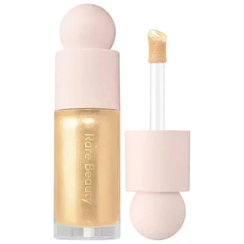 Rare Beauty Liquid Blush Highlighter Contour High Glossy Finish Luminizer Makeup Gel Face Body Brighten Glitter Natural Contour Vue