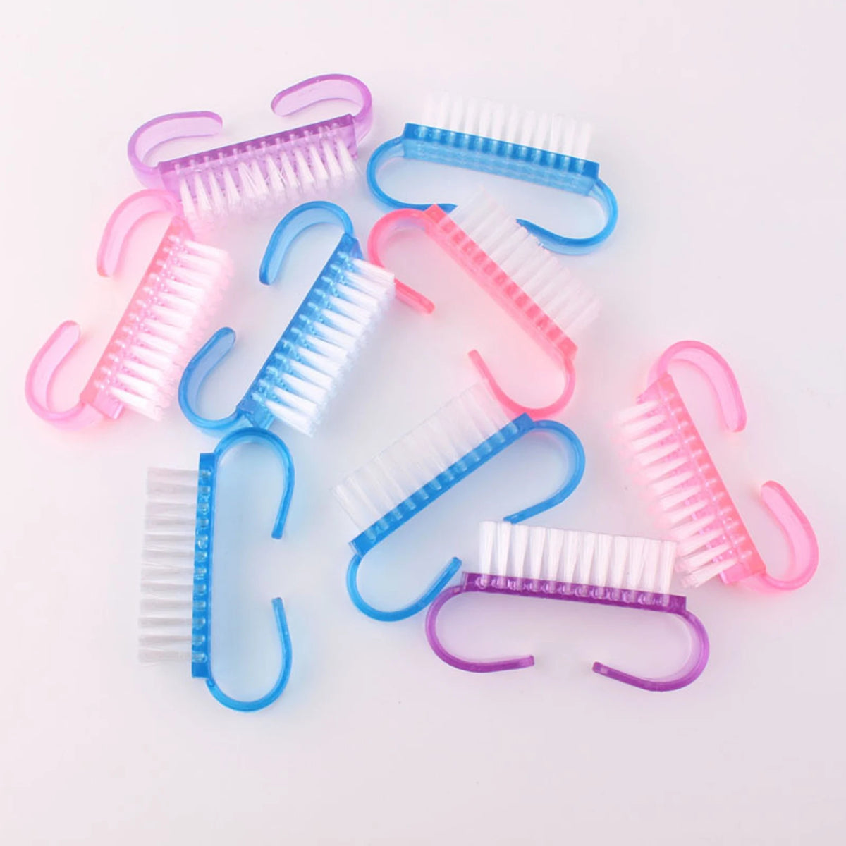 Durable Washable Mini Nail Cleaning Brush, Abs Material Art Tool, Professional and Personal Use, 4/5/15/25/50 Pieces Vue