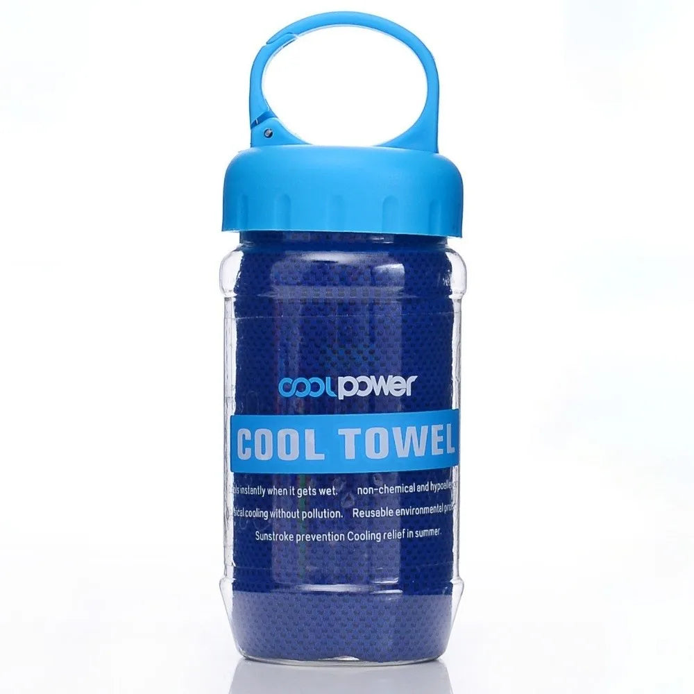 Breathable Cooling Towel Ultra Soft Lightweight Microfiber Towels Vue Blue