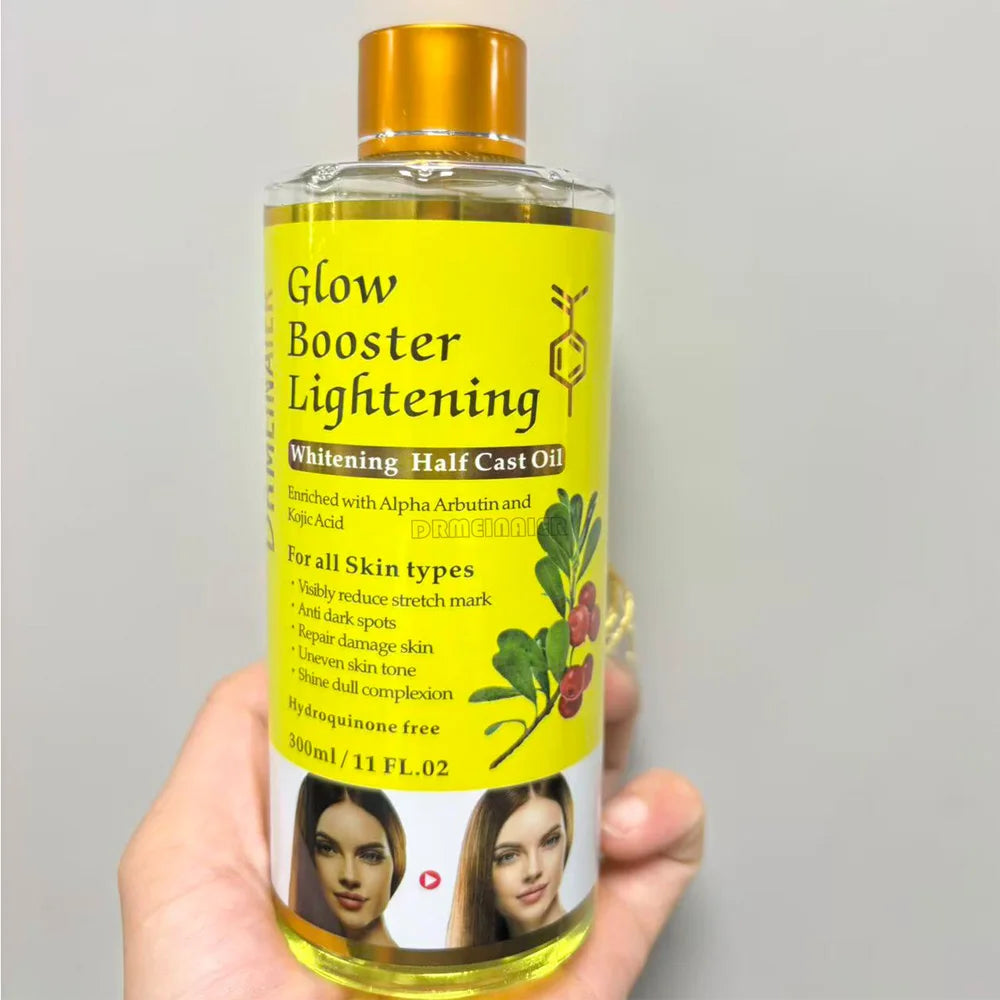 200ml Alpha Arbutin And Kojic Acid Whitening Serum Glow Booster Cast Oil Reduce Stretch Mark And Dark Spots Repair Damage Skin Vue