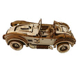 Mechanical Sports Car Toy DIY Handmade Wooden Puzzle Assembly Model Educational Toys Simulation Model Vue Pine