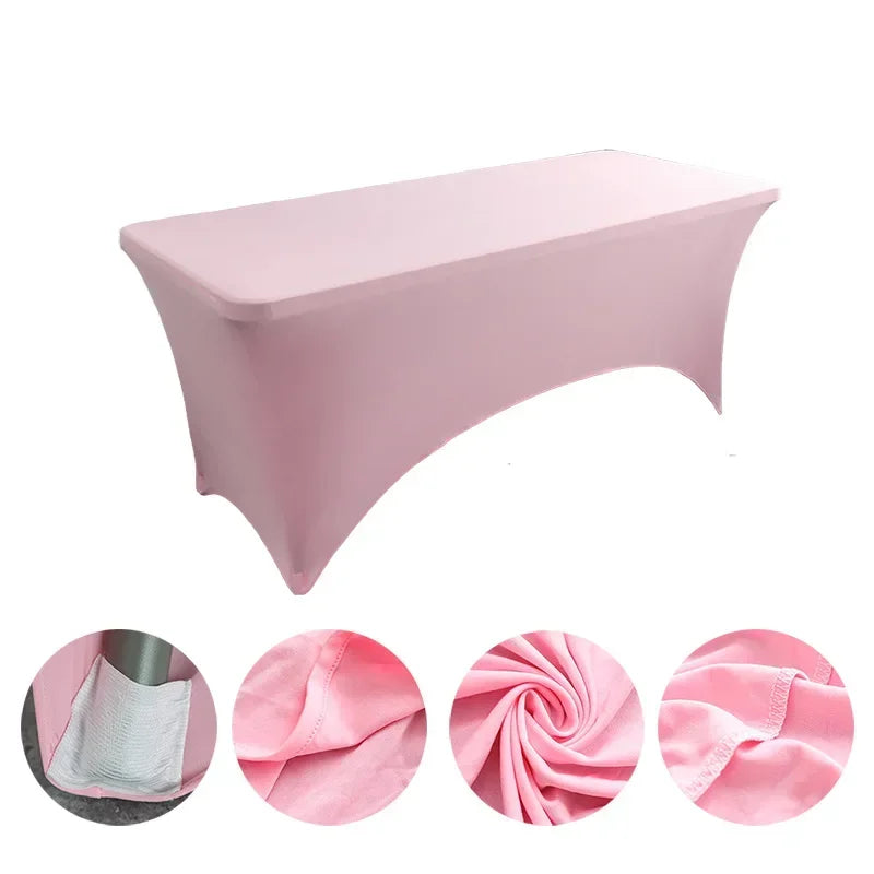 6FT Grafting False Lashes Elastic Bed Cover Sheets Stretchable Bottom Cils Table Sheet Eyelash Extension Bed Makeup Tools Salon Vue Pink