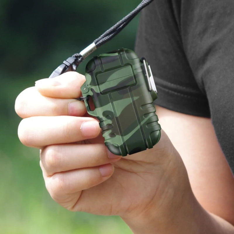 Windproof Blue Flame Torch Lighter – Waterproof Camping Gas Torch Lighter Vue