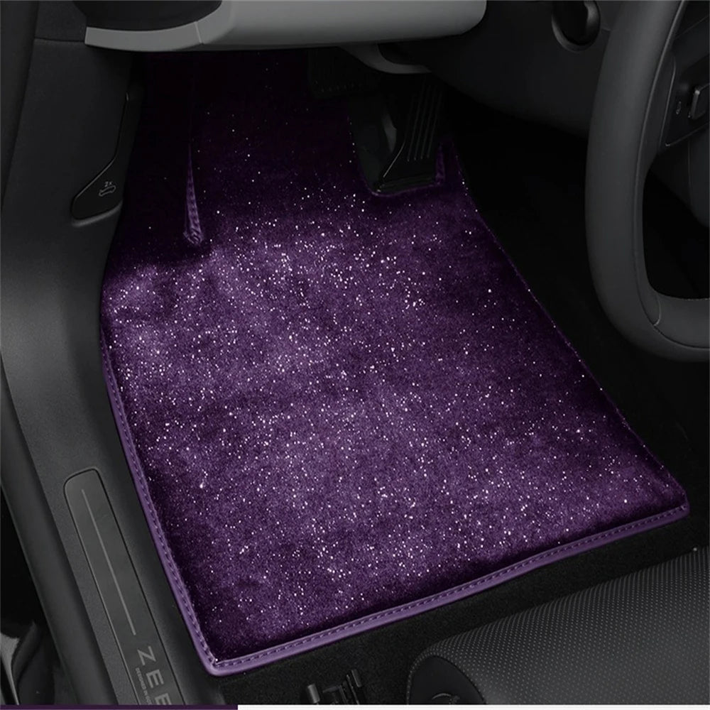 4PCS Starry Sky Blanket Custom Car Floor Mats For Lexus RX 270 300 350 350h 400h 450h 200t Auto Carpets Car Blankets Vue