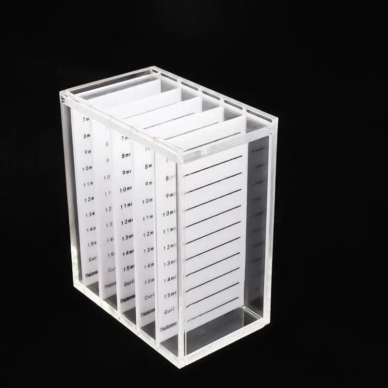 5-Layer Acrylic Lash Organizer & Eyelash Extension Storage Box Lash Storage Organizer Vue