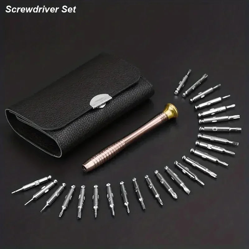 29 In 1 Mini Precision Screwdriver Tool Kit Portable Screwdriver Bits Tool Set Pocket Tools Professional Electronics Repair Tool Vue